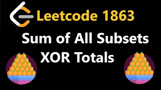 Sum of All Subsets XOR Total  Leetcode 1863  Python [upl. by Jensen958]