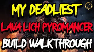 OUTRIDERS PYROMANCER LAVA LICH BUILD SETUP  SOLO APOC TIER 24 FATHERS SANCTUM  INSANE DPS 🔥 [upl. by Eignat]