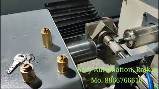 lock cylinder parts drilling machine [upl. by Booker]