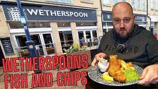 FISH AND CHIPS AT WETHERSPOONS  Is this THE BEST yet  Food Review  WETHERSPOONS WEEK DAY 5 [upl. by Cedar]