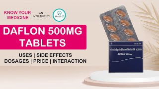 Daflon 500 Mg Uses Benefits Dosage Price Consumption Side Effects  Daflon Diosmin 500 Mg Tablets [upl. by Anura]