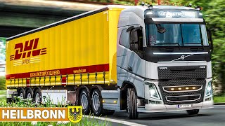 ETS 2 Umleitungen auf der A6 DHL ExpressLKW auf Abwegen  HEILBRONN  EURO TRUCK SIMULATOR 2 [upl. by Nahttam]