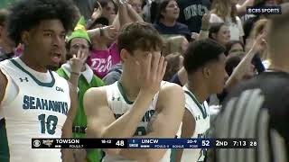 UNCW MBB Highlights vs Towson  30224 [upl. by Elihu]