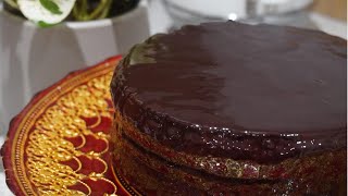 Sachercake ASMR original Austrian Sachertorte recipe [upl. by Elihu]