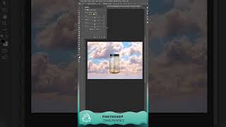 Shorts Photoshop  détourage et transparence [upl. by Linzy]