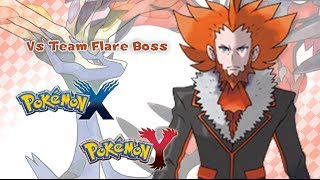 Pokémon XY  Team Flare Boss Lysandre Battle Music HQ [upl. by Keheley396]