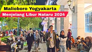 Suasana Malioboro Yogyakarta Di Malam Hari Menjelang Libur Nataru 2024  Wisata Jogja Terbaru [upl. by Aitak623]