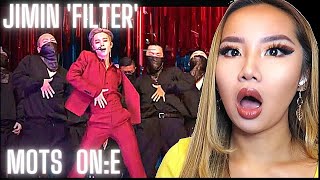 THAT CROTCH GRAB 😱 JIMIN FILTER MOTS ONE SONG amp LIVE  REACTIONREVIEW [upl. by Symons]