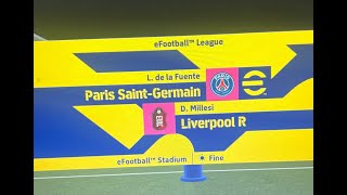 Paris saintGermain vs Liverpool efootball leaguedrop a comment if you can win me [upl. by Lorou757]