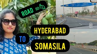 ROAD JOURNEY HYDERABAD TO SOMASILA TELANGANA IN TELUGU ll USHARAVI ll [upl. by Llewej]