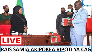 🔴LIVE Rais Samia Akipokea Ripoti ya CAG na TAKUKURU 2022  2023 [upl. by Ellersick]