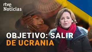 GUERRA de UCRANIA Así está siendo la HUIDA de los REFUGIADOS por LEÓPOLIS hacia POLONIA  RTVE [upl. by Still]