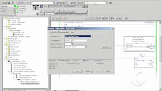 How to set up a Message MSG instruction in RSLogix5000 [upl. by Kellen559]