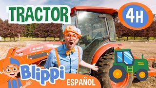 Blippi con el tractor  Blippi Español  Videos educativos para niños  Aprende y Juega [upl. by Chelsey596]