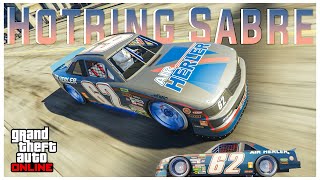 Hotring Sabre Best Customization and Gameplay  GTA online [upl. by Ardnazil]