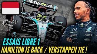 ESSAIS LIBRE 1  HAMILTON IS BACK  VERSTAPPEN 11E   RÉSUMÉ GRAND PRIX MONACO F1 2024 [upl. by Ecinej]