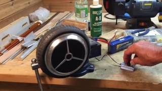 Driving hoverboard wheelmotor with RC model ESC [upl. by Rehpinnej]