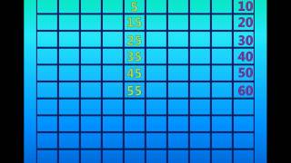 Skip Counting by 5s on the 100s Chart [upl. by Filberte]