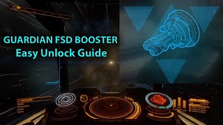 Elite Dangerous Odyssey Unlock the Guardian Frame Shift Drive Booster  Easy Guide for Beginners [upl. by Bennie]