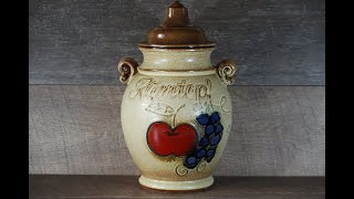 Large West German Pottery Rumtopf Jar 82636 [upl. by Rennat702]