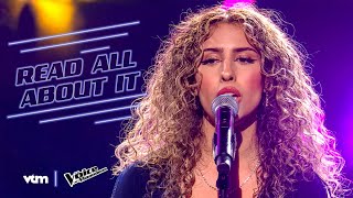 Parnian  Read All About It PtIII  Blind Auditions 3  The Voice van Vlaanderen  VTM [upl. by Euqinaj]