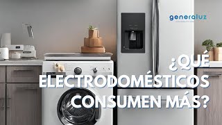 Top 8 de los electrodomésticos que más consumen [upl. by Ihana]