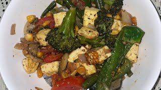 5 mins sautéed vegetables recipe  weight loss shristi Mishra happyhealthy easy [upl. by Yllah158]