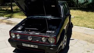 VW Citi R Line 18i Idling South African VW Mk1 [upl. by Daahsar]