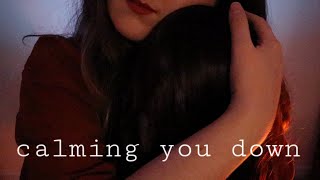 Calming You Down ASMR 💜🤫 Shushing Personal Attention Hair Play [upl. by Tegirb943]