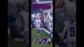 COWBOYS COMEBACK IN THE 4TH AGAINST THE RAVENS 🏈⭐️shorts nfl football cowboys ravens 2024 [upl. by Eatnoj]