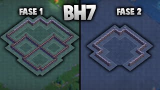 Diseño de Aldea 2 FASES para Taller de Constructor 7 BH7 con LINK  2023  Clash Of Clans [upl. by Bridgid]