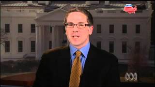 Daily Kos Radio host David Waldman talks filibuster on Australian TV [upl. by Mientao]