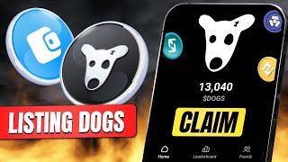 🚨 AIRDROP DOGS  LISTINGS OFFICIELS  COMMENT CLAIM  LE SUPPLY [upl. by Ataeb]