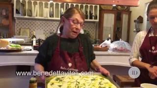 Cooking Class with Benedetta Vitali in Chianti Italy [upl. by Lleinad763]