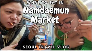 NAMDAEMUN MARKET  MUST VISIT MARKET IN SEOUL SOUTH KOREA  FOOD IN NAMDAEMUN  SEOUL TRAVEL VLOG [upl. by Zoes310]