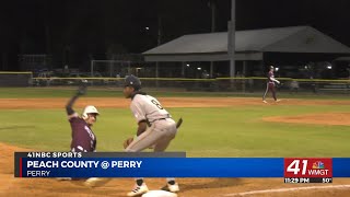 HIGHLIGHTS Perry baseball hosts Peach County [upl. by Nosremaj]