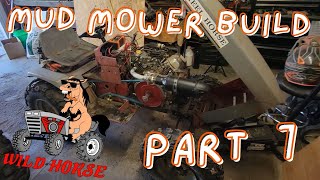 All Terrain quotMudquot Mower Build Wheel Horse C 81 Build Part 6 [upl. by Conlin]