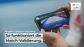 So validiert Wingfield Matches für den Deutschen Tennis Bund [upl. by Ermina487]