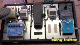 Bob Balch of Fu Manchu  Pedal Board Part 1 [upl. by Aoniak]