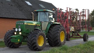 John Deere 4955  Full Video  Big Deere with HUGE Tires cultivating the field  Brute Force [upl. by Enetsirhc]