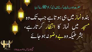 Bukhari Hadees in Urdu 176 انسان نماز کے انتظار میں بھی نماز ہی ہوتا ہے Hadees Sharif Hadith [upl. by Amadas597]