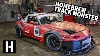 HomeBuilt Track Monster Miata FAST Frankenstein Build [upl. by Dorsey711]