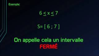 2G ENSEMBLES amp INEQUATIONS  Comment caractériser des intervalles simples [upl. by Raffarty]