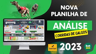 🔴 A MELHOR PLANILHA DE ANÁLISE DE CORRIDAS DE GALGOS DO MUNDO VEM VER AS NOVIDADES [upl. by Chelsae72]