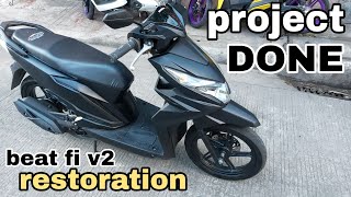 PROJECT DONE  Honda Beat Fi V2  Restoration [upl. by Adrienne]