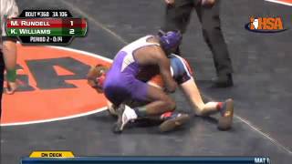 106 lbs Class 3A Match from the IHSA Individual Wrestling Championship Finals [upl. by Gerhard]