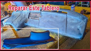 Como Reparar y Tapizar Este tablero de Carro clasico MECA [upl. by Meghann]