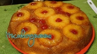 Moist Delicious Pineapple upside down cake from scratch Kitchenaid [upl. by David]