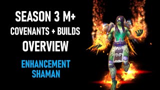 Enhancement Shaman 92 M Season 3 CovenantsBuilds Overview  Waves [upl. by Lahey]