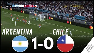 ⚽ Argentina 10 Chile 🏆COPA AMERICA 2024  Highligths  Simulación y recreación de videojuego [upl. by Seiuqram211]